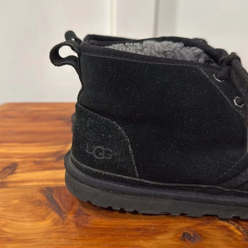 UGG Men's Neumel Suede Casual Black Boots